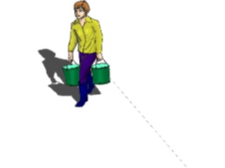 Sticker Custom Preview Image #101409 People General Manwith Buckets