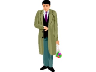 Sticker Custom Preview Image #101413 People General Manwith Flowers1