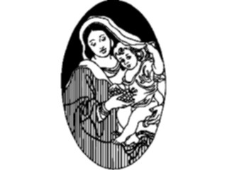 Sticker Custom Preview Image #101488 People General Mother Holding Child2
