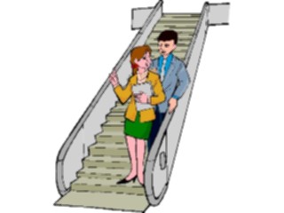 Sticker Custom Preview Image #101496 People General On Escalator1