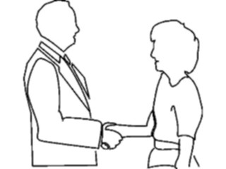 Sticker Custom Preview Image #101514 People General Shaking Hands