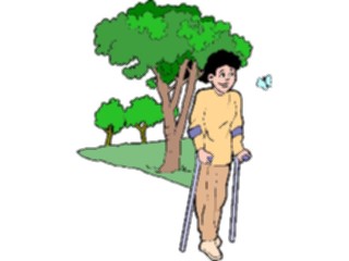 Sticker Custom Preview Image #101536 People General Walkingin Park2