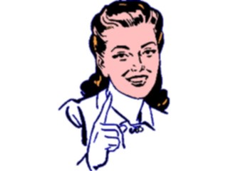 Sticker Custom Preview Image #101540 People General Woman03