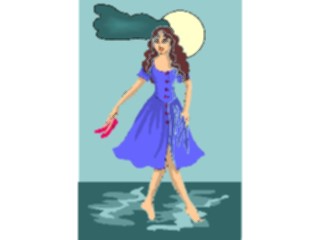 Sticker Custom Preview Image #101568 People General Woman Barefoot
