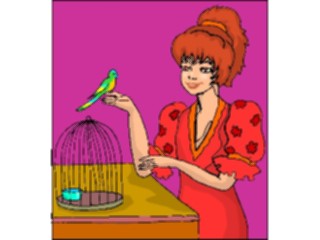 Sticker Custom Preview Image #101573 People General Woman Bird4