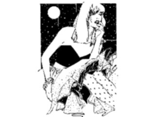 Sticker Custom Preview Image #101576 People General Womanby Window