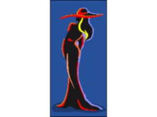 Sticker Custom Preview Image #101601 People General Woman Elegant2