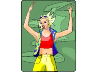 Sticker Custom Preview Image #101602 People General Woman Excited
