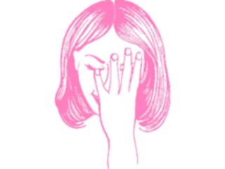 Sticker Custom Preview Image #101612 People General Woman Handover Face