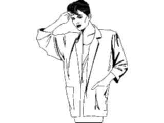 Sticker Custom Preview Image #101622 People General Womanin Blazer