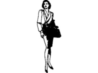Sticker Custom Preview Image #101623 People General Womanin Blouse Skirt