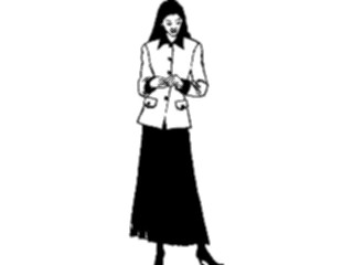 Sticker Custom Preview Image #101625 People General Womanin Business Dress1