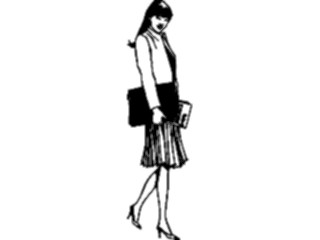 Sticker Custom Preview Image #101626 People General Womanin Business Dress2