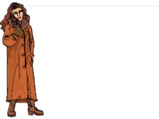 Sticker Custom Preview Image #101631 People General Womanin Coat3