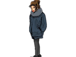 Sticker Custom Preview Image #101632 People General Womanin Coat4