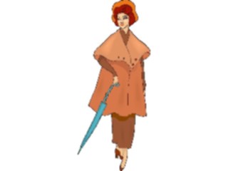 Sticker Custom Preview Image #101633 People General Womanin Coat5