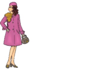 Sticker Custom Preview Image #101634 People General Womanin Coat6