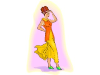 Sticker Custom Preview Image #101644 People General Womanin Dress08