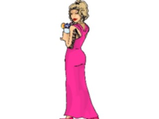 Sticker Custom Preview Image #101676 People General Womanin Dress40