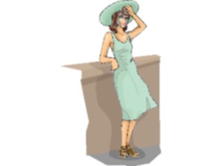 Sticker Custom Preview Image #101678 People General Womanin Dress42