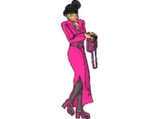 Sticker Custom Preview Image #101682 People General Womanin Dress46