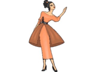 Sticker Custom Preview Image #101691 People General Womanin Dress55