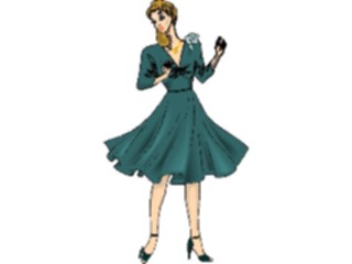 Sticker Custom Preview Image #101696 People General Womanin Dress60