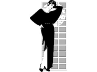 Sticker Custom Preview Image #101718 People General Womanin Evening Gown01