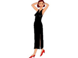 Sticker Custom Preview Image #101719 People General Womanin Evening Gown02