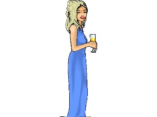 Sticker Custom Preview Image #101720 People General Womanin Evening Gown03