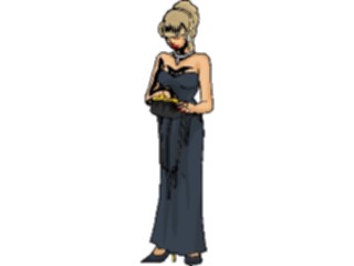 Sticker Custom Preview Image #101721 People General Womanin Evening Gown04