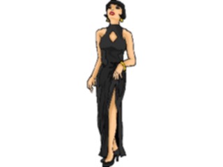 Sticker Custom Preview Image #101722 People General Womanin Evening Gown05