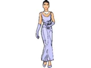 Sticker Custom Preview Image #101726 People General Womanin Evening Gown09