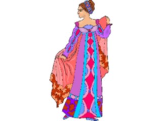 Sticker Custom Preview Image #101733 People General Womanin Evening Gown16