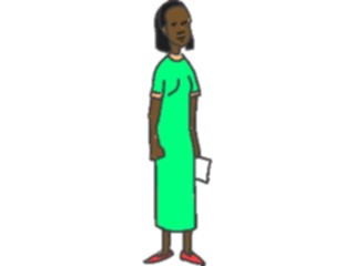Sticker Custom Preview Image #101741 People General Womanin Green Dress