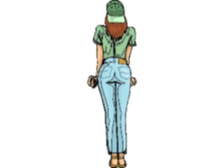 Sticker Custom Preview Image #101747 People General Womanin Jeans1