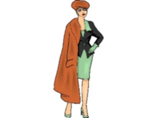 Sticker Custom Preview Image #101751 People General Womanin Overcoat