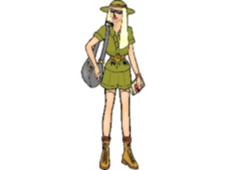 Sticker Custom Preview Image #101758 People General Womanin Shorts2