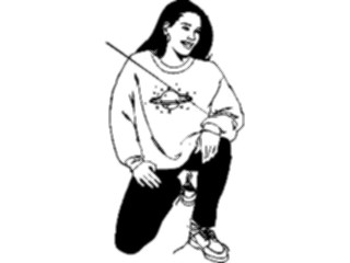 Sticker Custom Preview Image #101766 People General Womanin Sweat Outfit