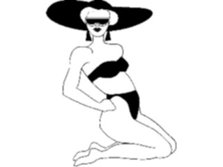 Sticker Custom Preview Image #101772 People General Womanin Swimsuit3