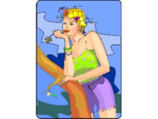 Sticker Custom Preview Image #101774 People General Womanin Tank Top2
