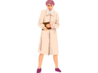 Sticker Custom Preview Image #101778 People General Womanin Trench Coat3