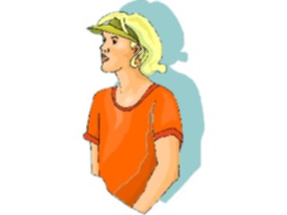 Sticker Custom Preview Image #101780 People General Womanin Visor
