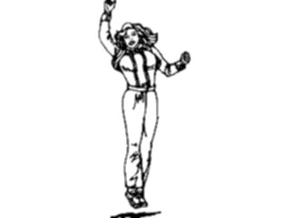 Sticker Custom Preview Image #101783 People General Woman Jumping
