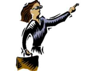 Sticker Custom Preview Image #101807 People General Woman Pointing3