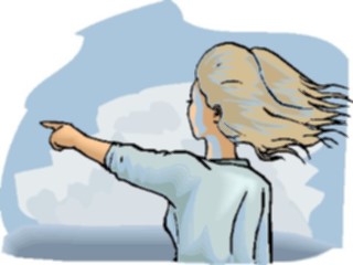 Sticker Custom Preview Image #101811 People General Woman Pointing7