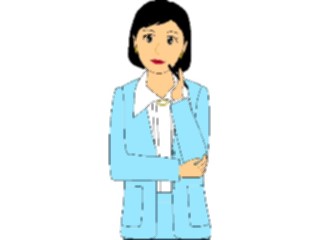 Sticker Custom Preview Image #101812 People General Woman Pondering
