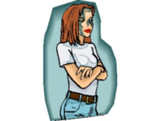 Sticker Custom Preview Image #101818 People General Woman Pouting