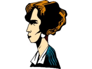 Sticker Custom Preview Image #101820 People General Woman Profile2
