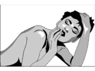 Sticker Custom Preview Image #101834 People General Woman Relaxing2